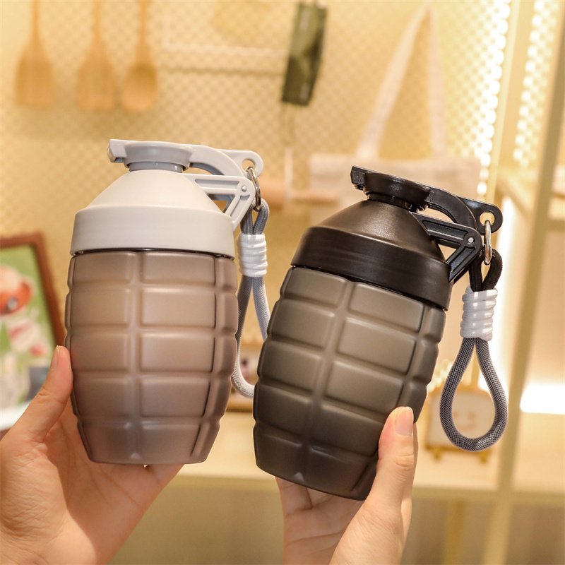 Protein Shaker Bottle - 600ml Fitness sportowa butelka na wodę