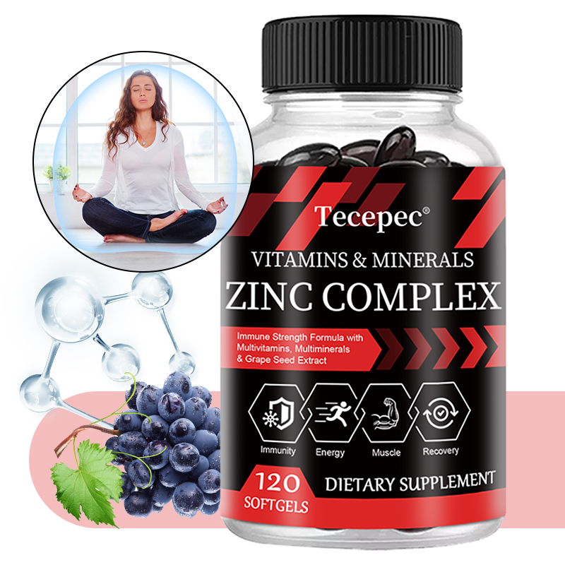 Zinc Supplement 50Mg - Kompleks cynku 50mg w kapsułkach, suplement