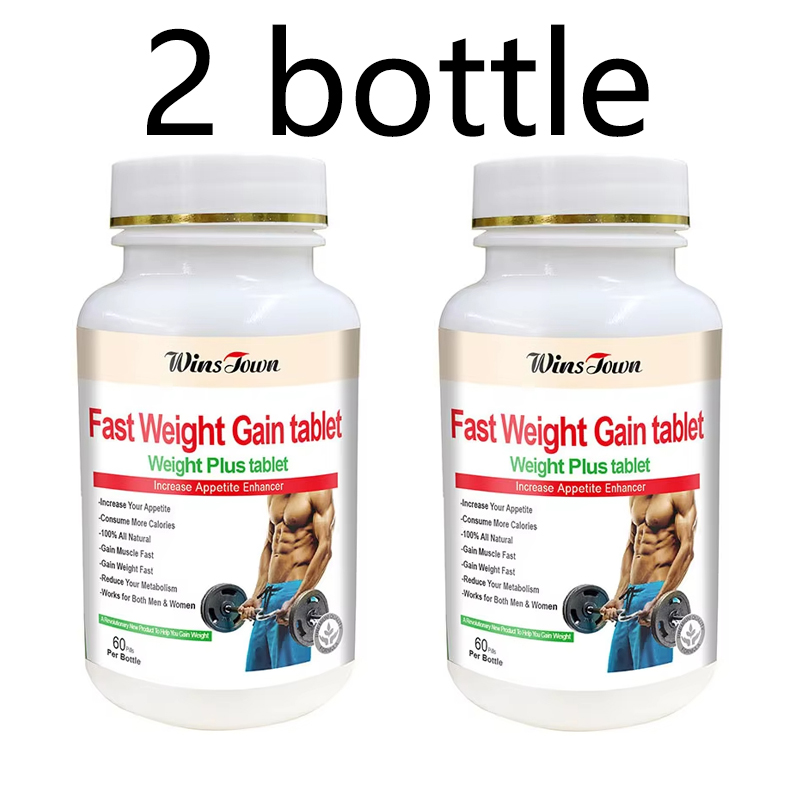 Mass Gainer Weight - 2 Butelki Tabletek na Szybkie Przyznanie