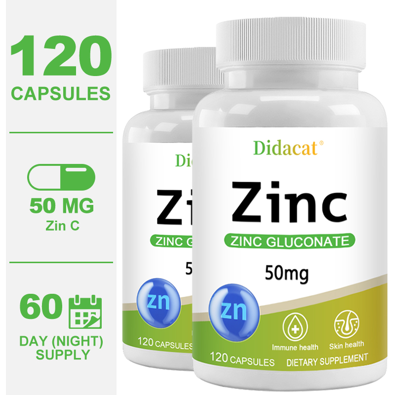 Zinc Supplement 50Mg - Cynk 50 Mg - z glukoniatem