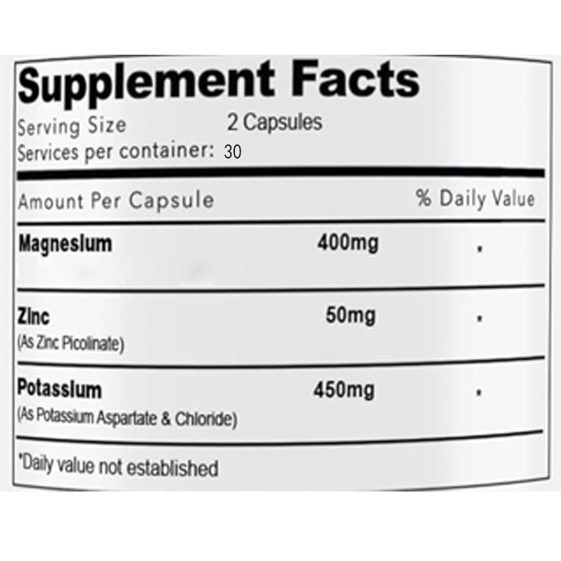 Suplementy Magnezu i Potasu -  – Zinc Supplement 50Mg recenzja i cena