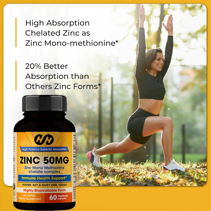 Suplement cynku 50mg, 60 kapsu – Zinc Supplement 50Mg recenzja i cena
