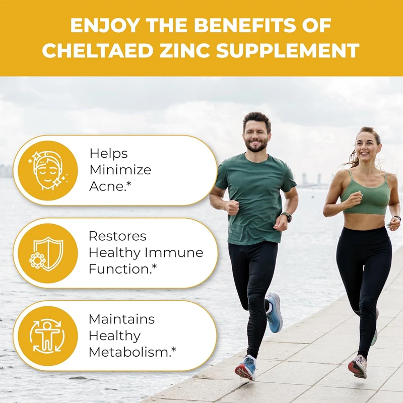 Suplement cynku 50mg, 60 kapsu – Zinc Supplement 50Mg recenzja i cena