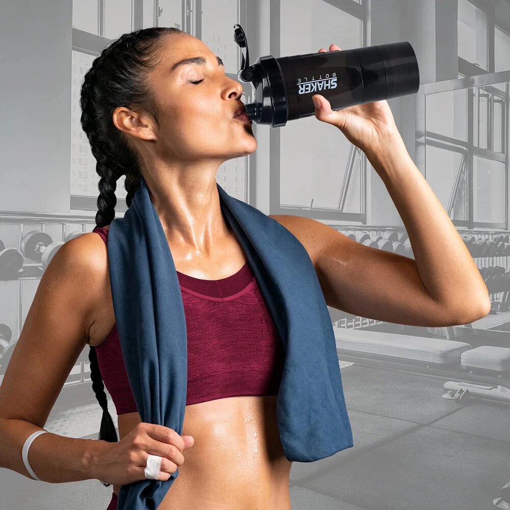 3 warstwy shaker butelka prote – Protein Shaker Bottle recenzja i cena