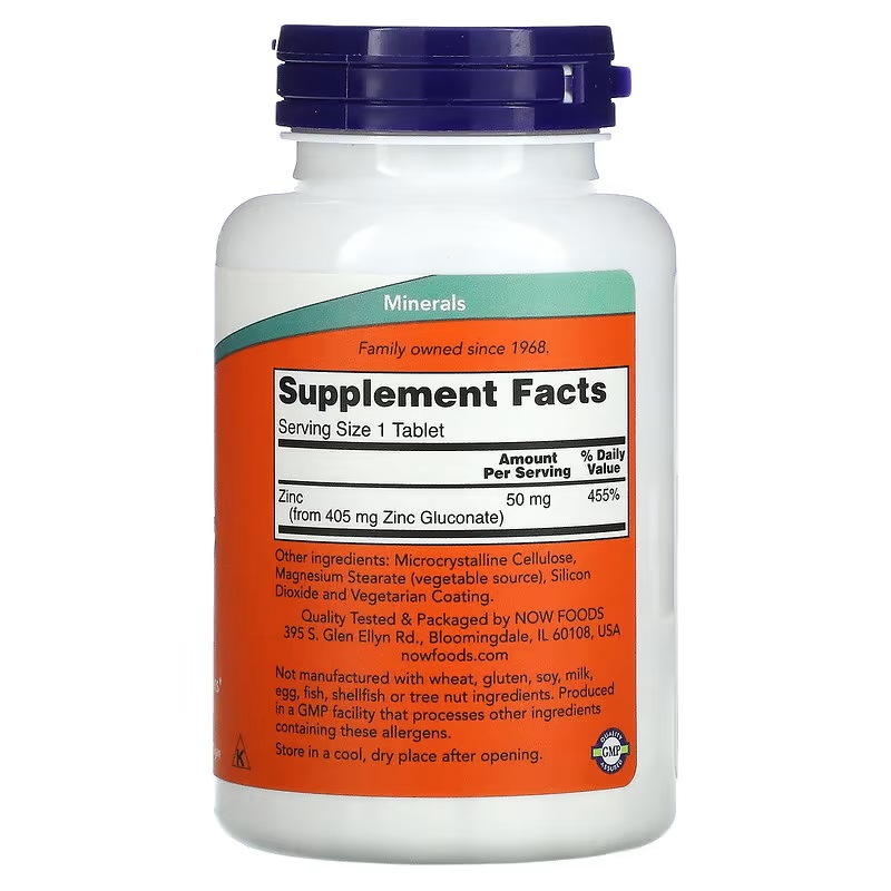 Glukonian cynku 50 mg 250 tabl – Zinc Supplement 50Mg recenzja i cena